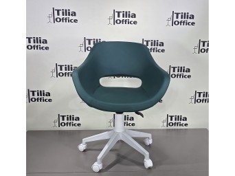 Monaco Çalışma Kesim Çocuk Koltuğu Beyaz Ayak Koyu Yeşil